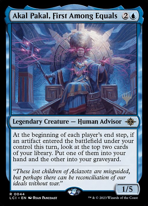 Akal Pakal, First Among Equals - Foil - Promo Pack