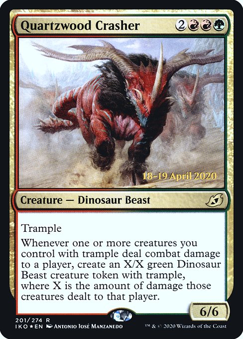 Quartzwood Crasher - Foil - Prerelease Promo