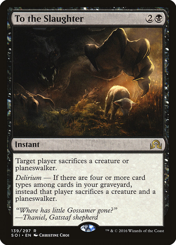 To the Slaughter - Foil