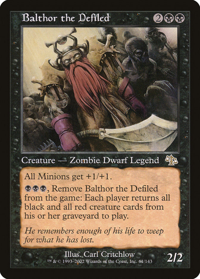 Balthor the Defiled - Foil
