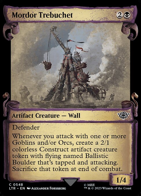 Mordor Trebuchet - Silver Foil