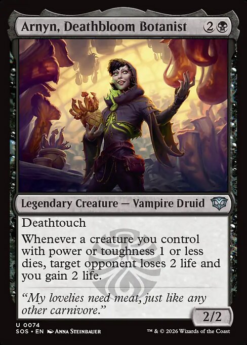Arnyn, Deathbloom Botanist