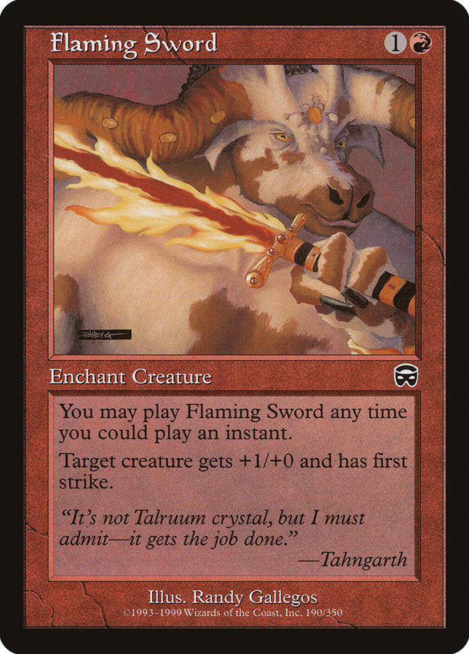 Flaming Sword - Foil