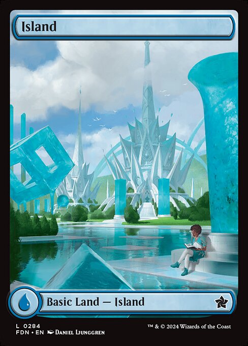 Island (284) - Full Art - Foil