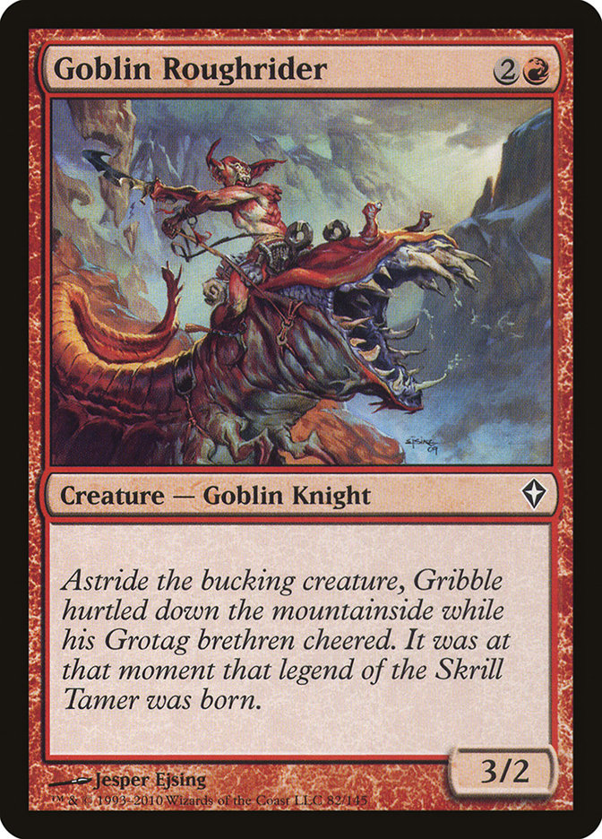 Goblin Roughrider - Foil