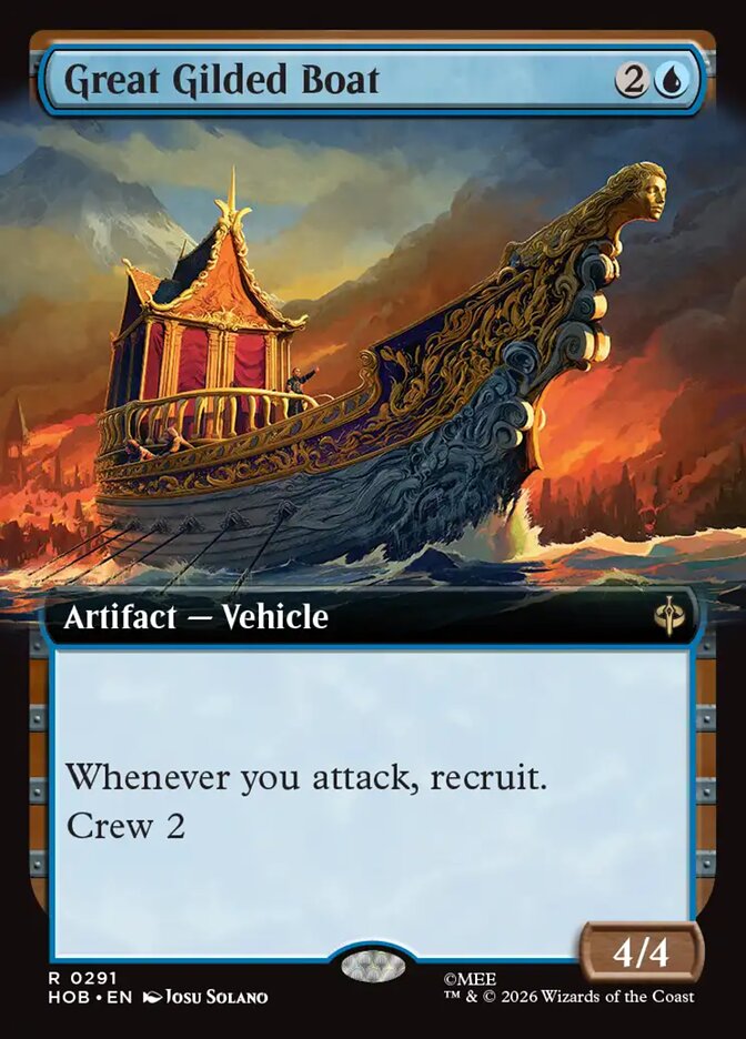 Great Gilded Boat - Foil