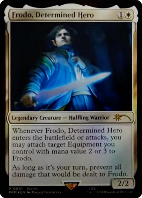 Frodo, Determined Hero - Foil - Resale Promo