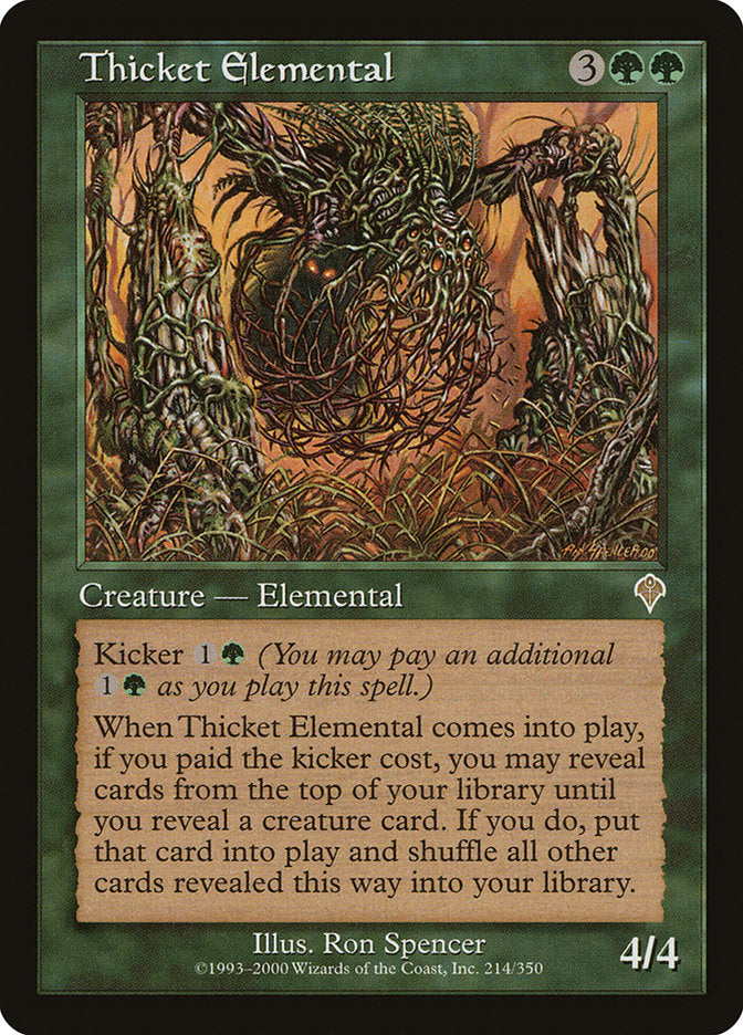 Thicket Elemental - Foil