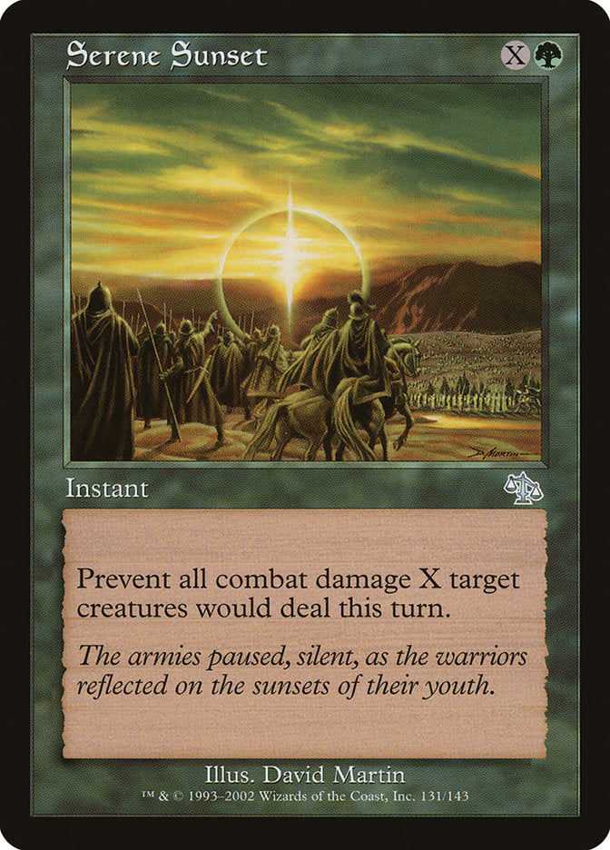 Serene Sunset - Foil