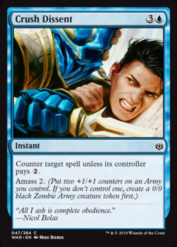 Crush Dissent - Foil