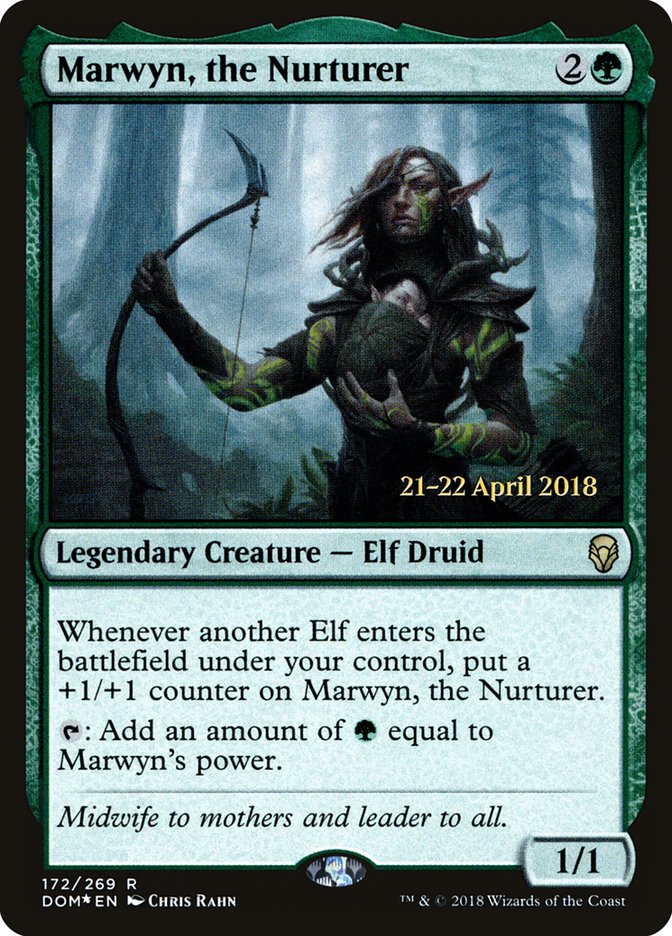 Marwyn, the Nurturer - Foil - Prerelease Promo