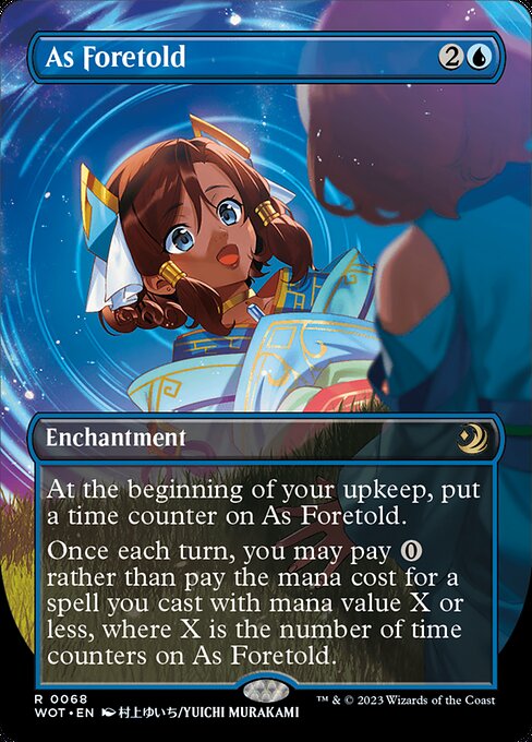 As Foretold - Anime Art Foil