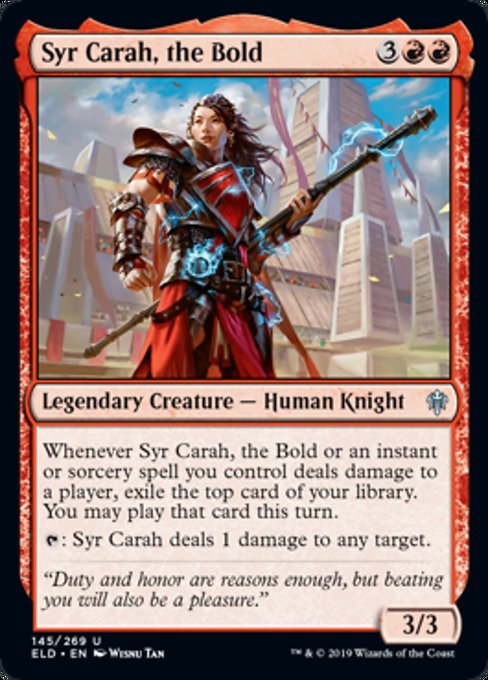 Syr Carah, the Bold - Foil