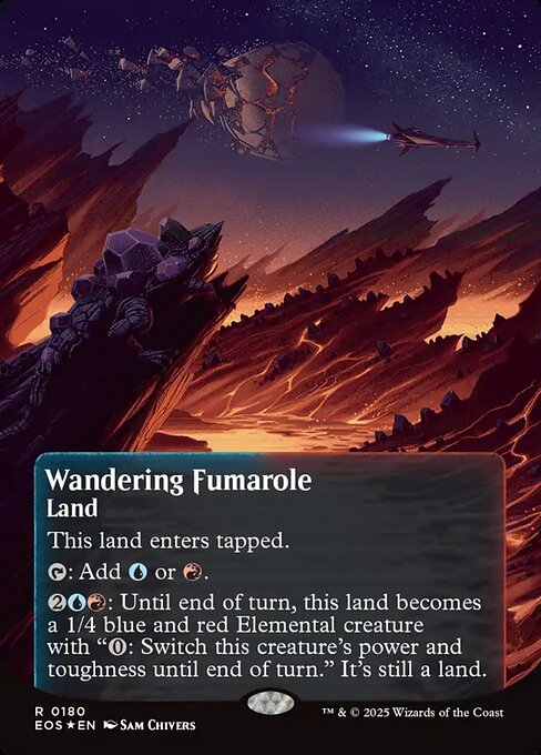 Wandering Fumarole - Galaxy Foil