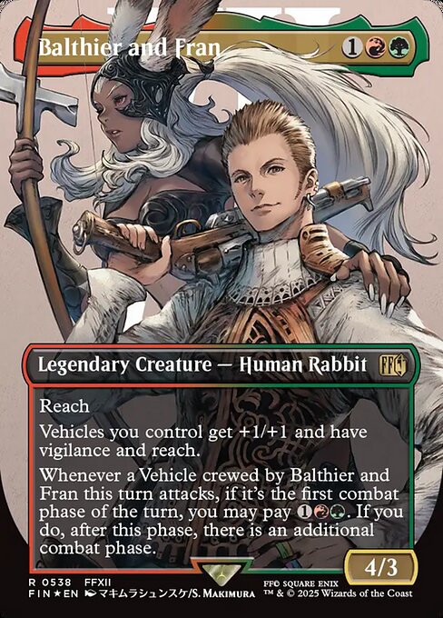 Balthier and Fran - Surge Foil