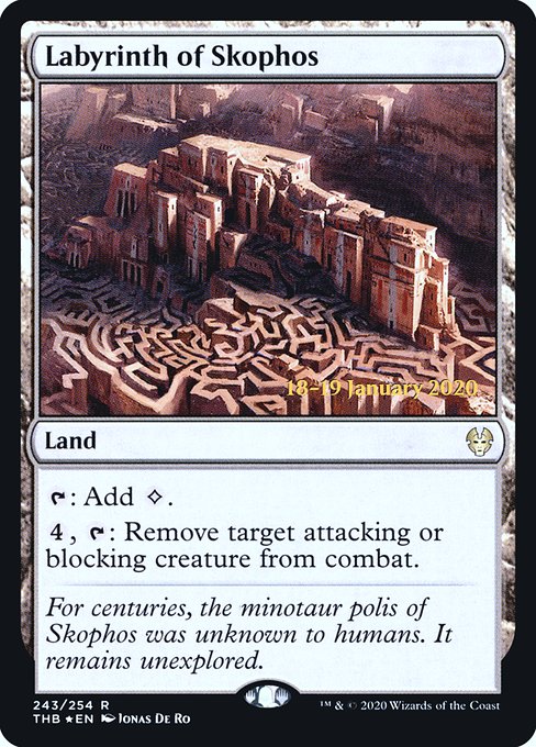 Labyrinth of Skophos - Foil - Prerelease Promo