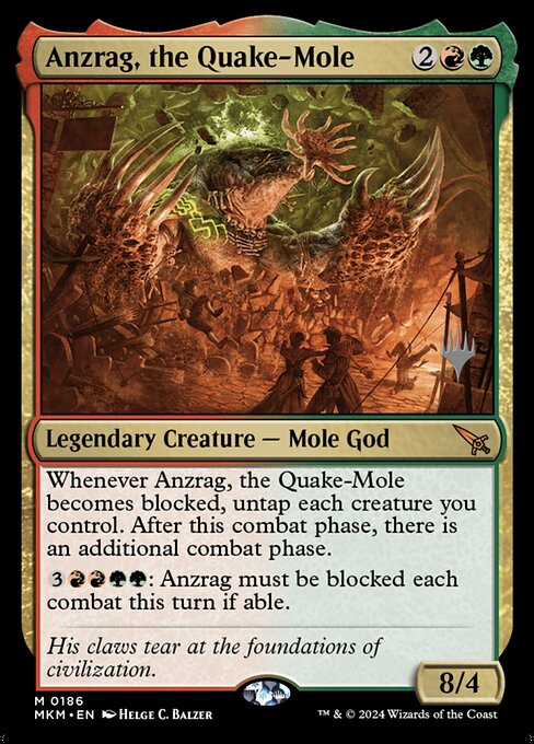 Anzrag, the Quake-Mole - Foil - Promo Pack