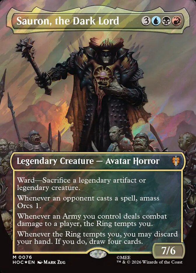 Sauron, the Dark Lord - Surge Foil