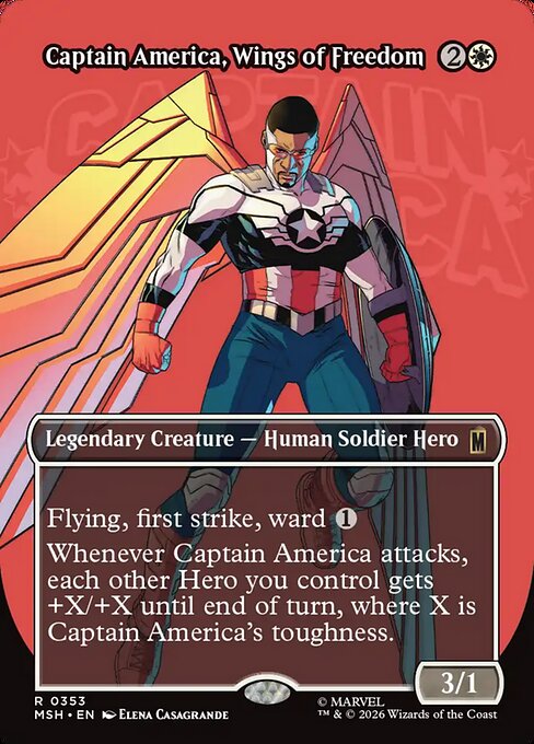 Captain America, Wings of Freedom - Foil