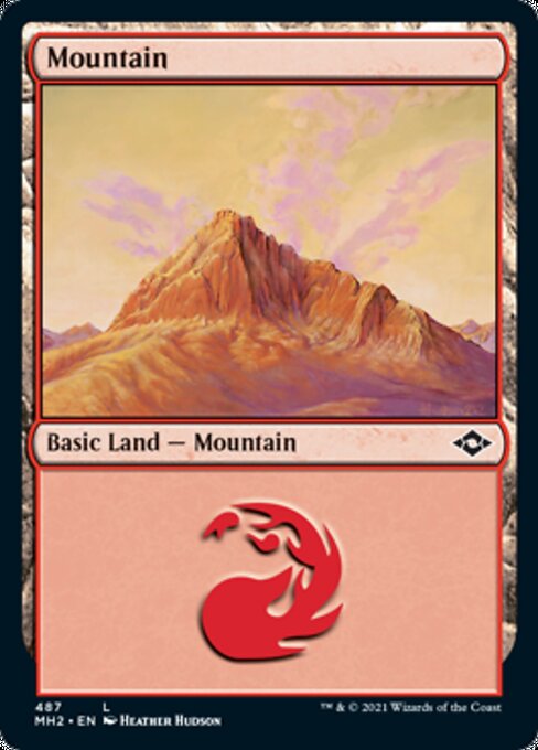 Mountain (487) - Foil-Etched