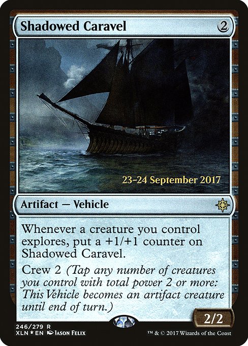Shadowed Caravel - Foil - Prerelease Promo