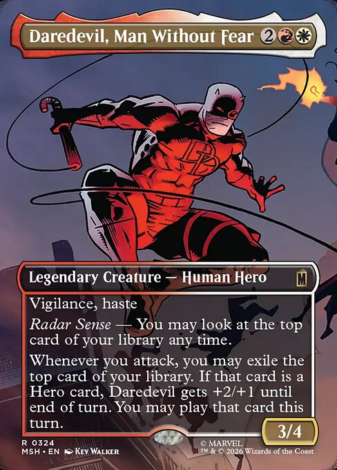 Daredevil, Man Without Fear - Foil