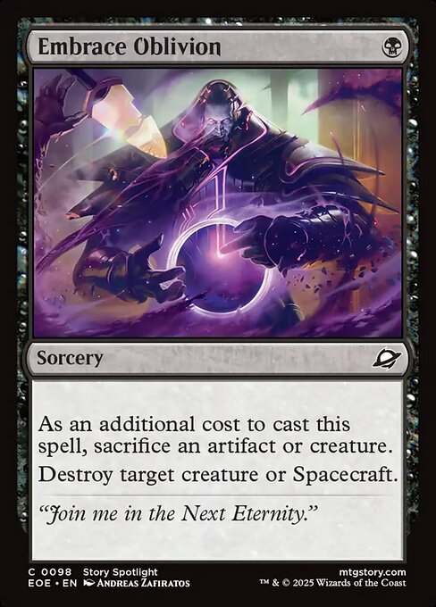 Embrace Oblivion - Foil