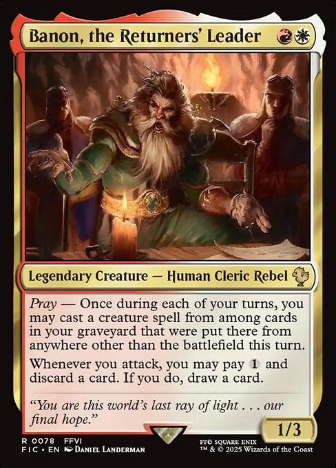 Banon, the Returners' Leader - Surge Foil