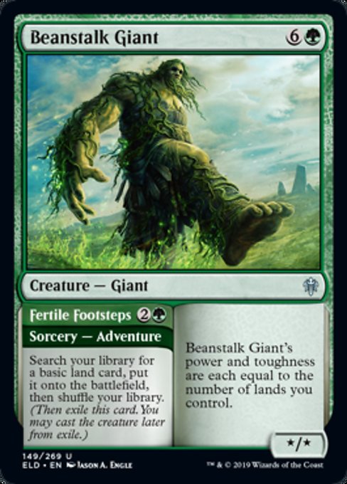 Beanstalk Giant // Fertile Footsteps - Foil