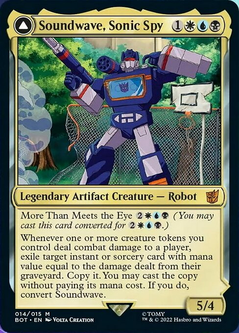 Soundwave, Sonic Spy - Foil