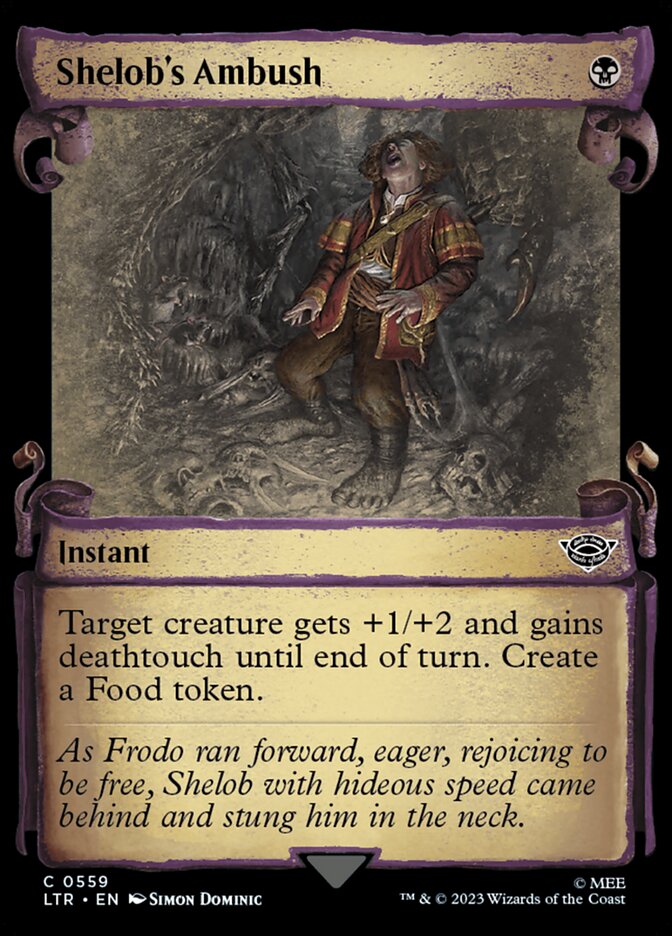 Shelob's Ambush - Silver Foil