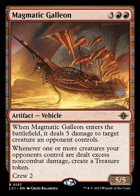 Magmatic Galleon - Foil - Promo Pack