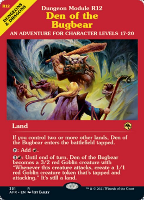 Den of the Bugbear - Foil