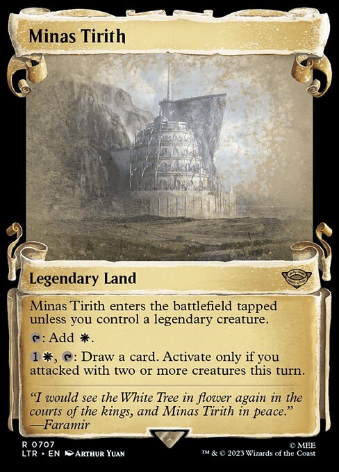 Minas Tirith - Silver Foil
