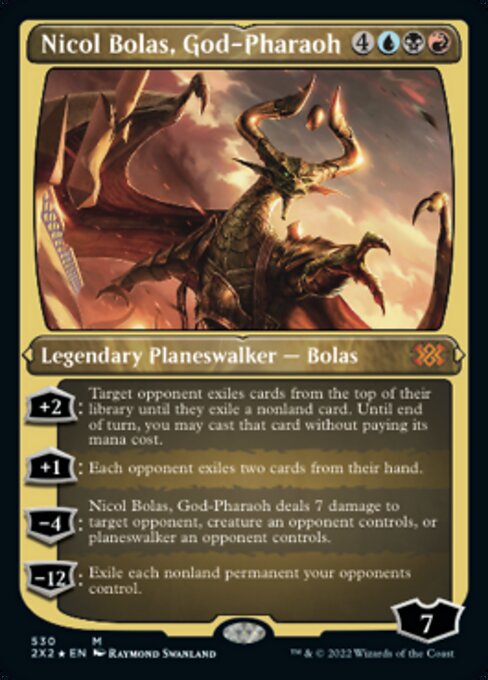 Nicol Bolas, God-Pharaoh - Foil Etched