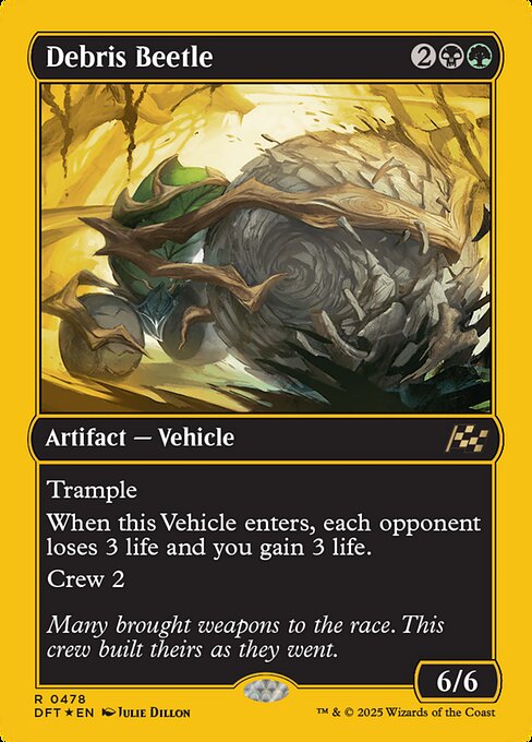 Debris Beetle - First Place Foil