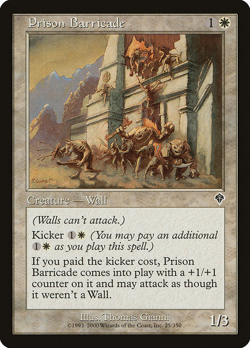 Prison Barricade - Foil