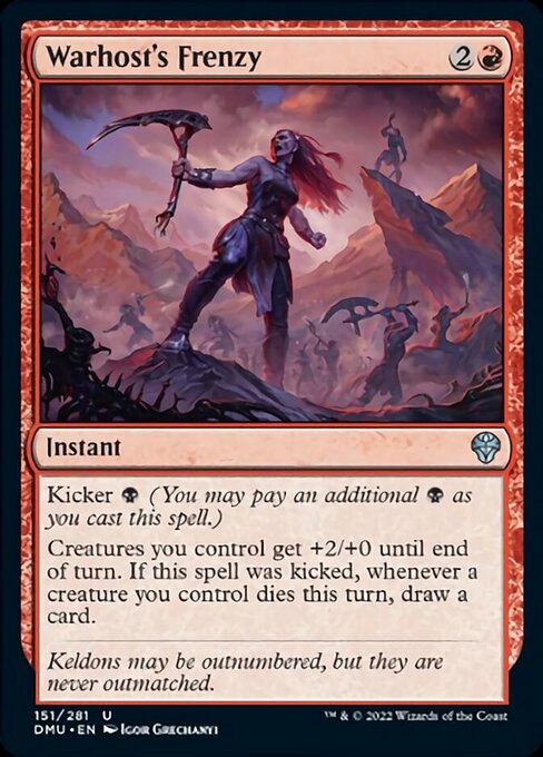 Warhost's Frenzy - Foil