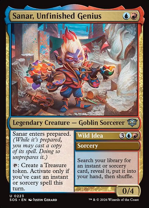 Sanar, Unfinished Genius - Foil