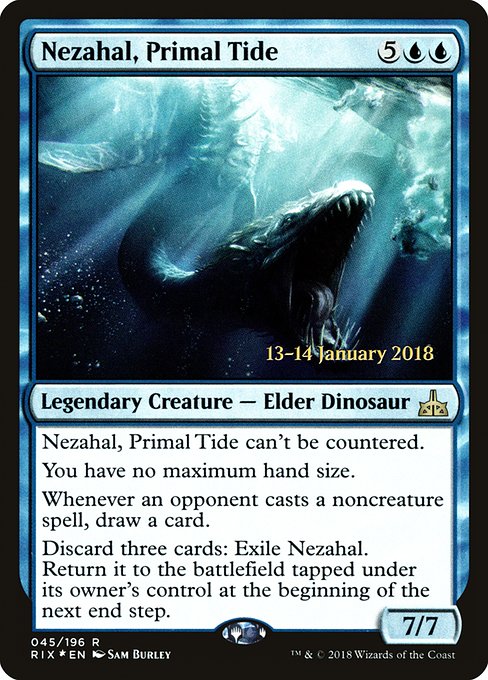 Nezahal, Primal Tide - Foil - Prerelease Promo