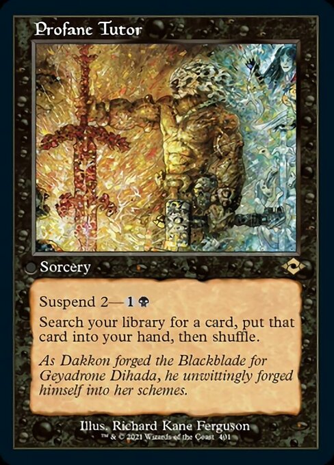 Profane Tutor - Foil-Etched