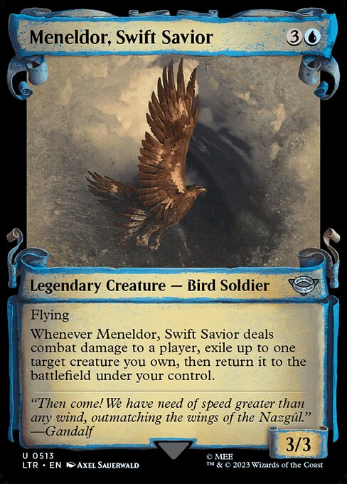 Meneldor, Swift Savior - Silver Foil