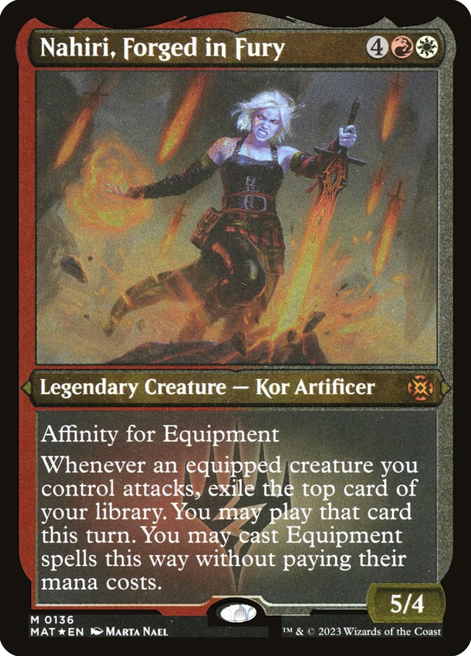 Nahiri, Forged in Fury - Foil Etched