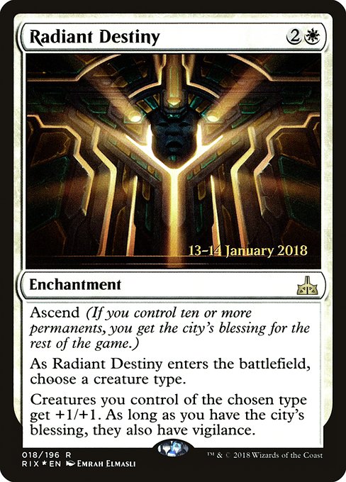 Radiant Destiny - Foil - Prerelease Promo