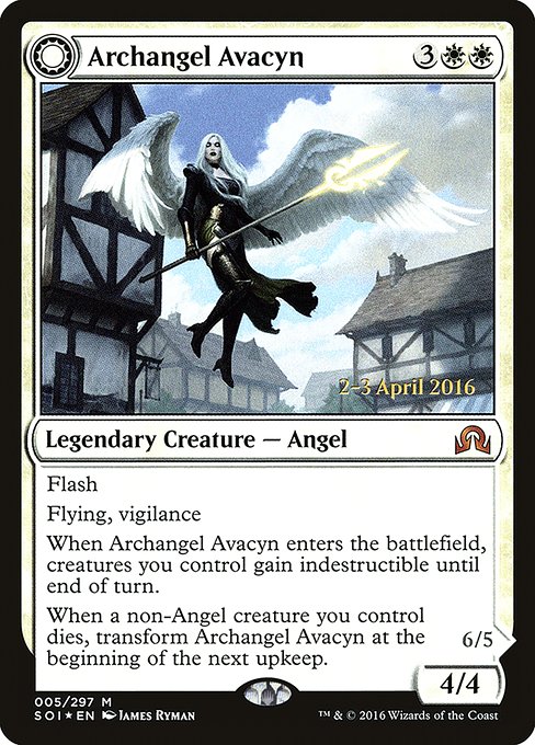 Archangel Avacyn - Foil - Prerelease Promo