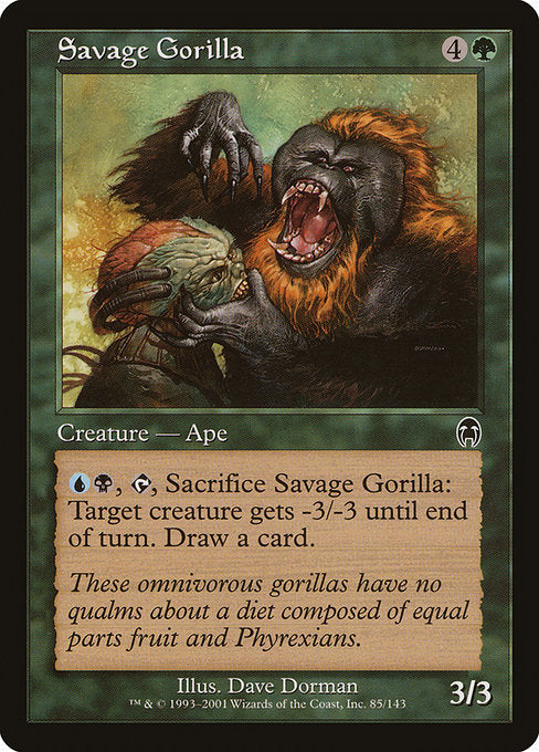 Savage Gorilla - Foil