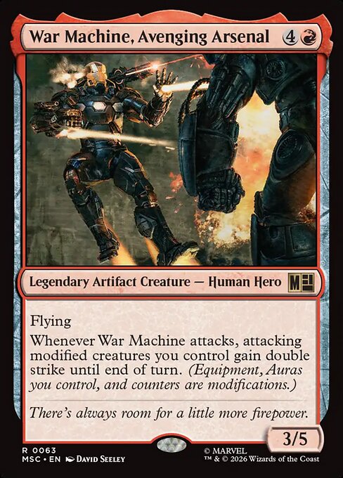 War Machine, Avenging Arsenal - Surge Foil