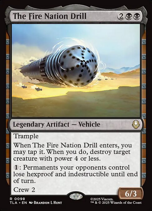 The Fire Nation Drill - Foil