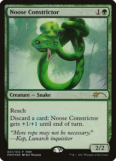Noose Constrictor - Foil - FNM Promo