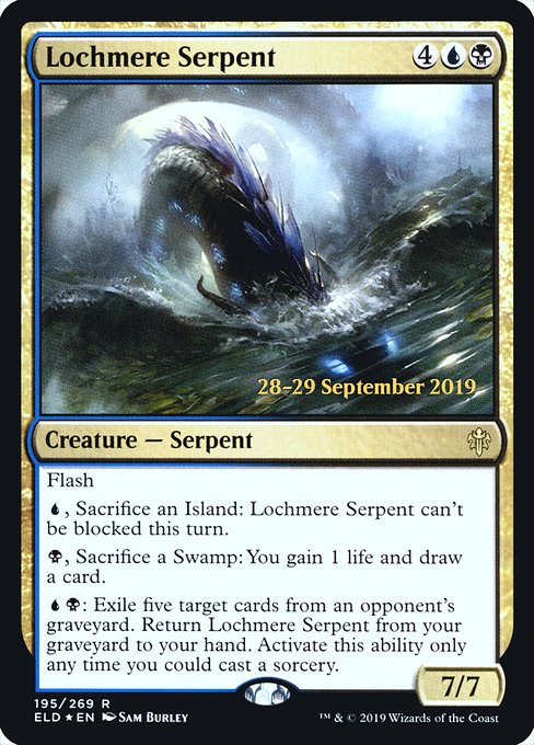 Lochmere Serpent - Foil - Prerelease Promo